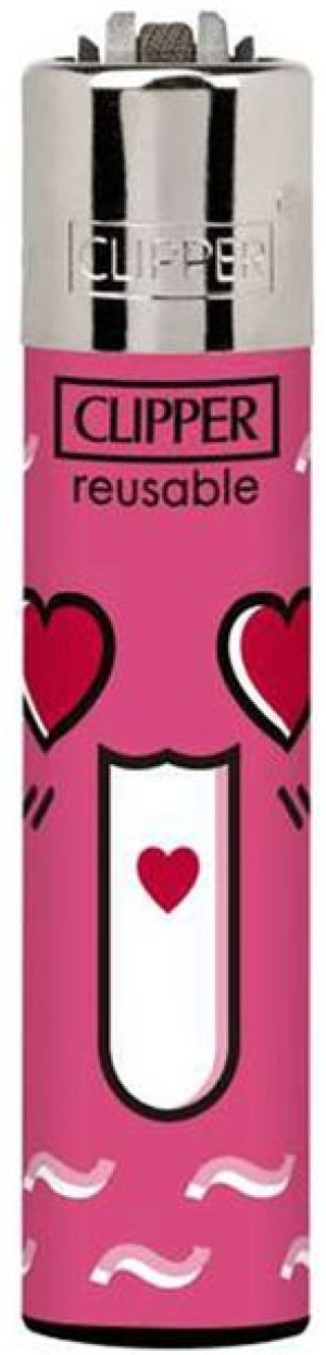 Zapalniczka Clipper wzór KAWAII FACES