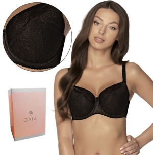 Biustonosz SemiSoft GAIA 594 SANDY czarny CZ2, 90B