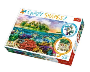 Puzzle Trefl 600 11113 Crazy Shapes Tropikalna Wyspa