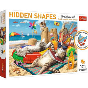 Puzzle Trefl 1000 10674 kocie wakacje