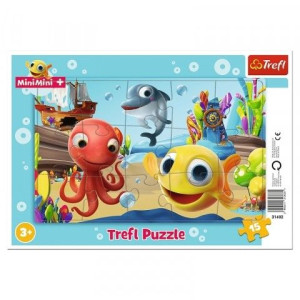 Puzzle Trefl 15 31402 Ramka Rybka Minimi