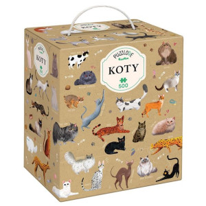 Czu 491705 Puzzlove Czuczu Koty 500 El
