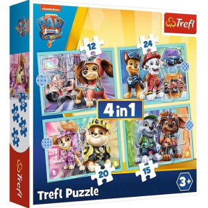 Puzzle Trefl 4 W 1 34394 Paw Patrol