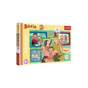Puzzle Trefl 24 maxi 14347 Basia i jej dzień