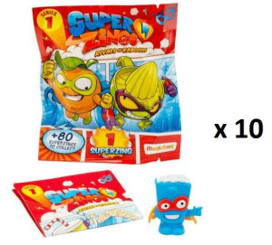 10x SASZETKA Super Zings FIGURKA Seria 1 Superzings