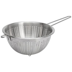 Cedzak Kuchenny Durszlak Stalowy Sitko Miska 24 Cm
