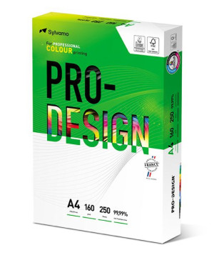 Papier ksero A4 160g PRO DESIGN 250ark 168 CIE