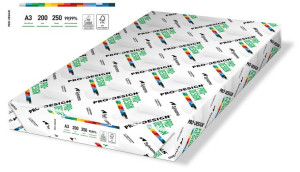 Papier ksero satynowy A3/200g Pro Design 250ark 168 CIE