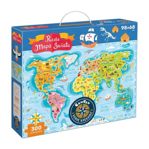 Czu 491934 Puzzle Mapa Świata 300el