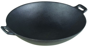 Wok Żeliwny 31cm Kinghoff Kh-1109 Indukcja