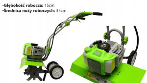 Glebogryzarka Spalinowa Kultywator 63cc 4w1 Bass