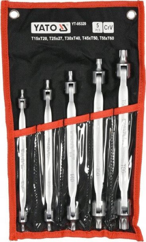 Zestaw Kluczy Torx Z Przegubem 5 Szt Yato-05320