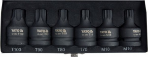 Zestaw Kluczy Udarowych Yato 3/4" 6szt.