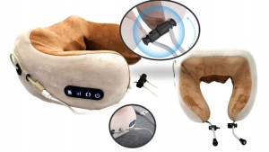 Bezprzewodowa Poduszka Shiatsu Masująca Kark Bass