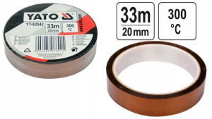 Taśma Kaptonowa 20mm Odporna Na Wysokie Temperat