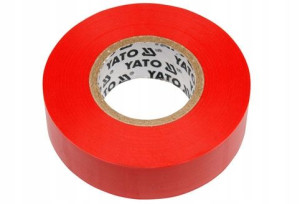 Taśma Elektroizolacyjna 19mm*20m Czerwona
