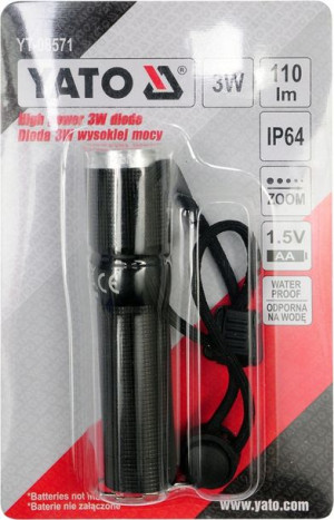 Metalowa Latarka Z Diodą Cree 100*25mm