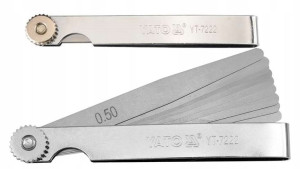 Szczelinomierz 100 Mm 10 Listków 0,05-05mm Yato