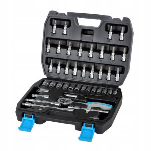 Zestaw 46 Szt Nasadek I Końcówek 1/4'', 4-14mm