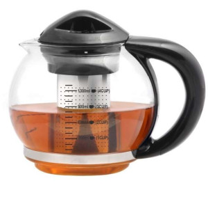 Dzbanek szklany z zaparzaczem  QUELLESSIMO 1300 ml