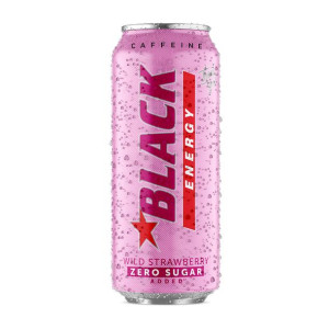Black Energy Wild Strawbery zero cukru 500 ml