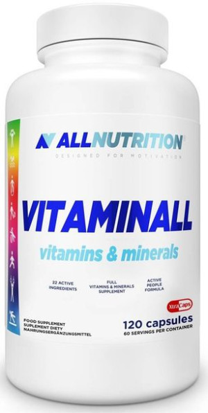 Vitaminall Witaminy i Minerały suplement diety 120 kaps. - Allnutrition