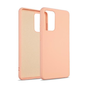 Beline Etui Silicone Samsung A21s A217 Różowo-złoty/rose Gold