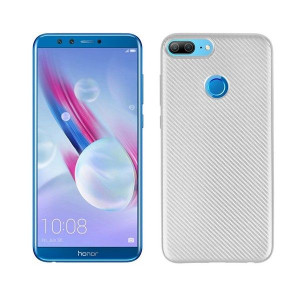 Etui Carbon Fiber Huawei Honor 9 Lite Srebrny/silver
