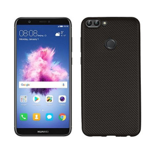Etui Carbon Fiber Huawei Honor Enjoy 7s /black / P Smart