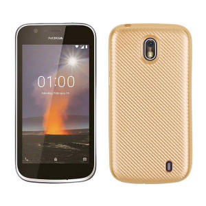 Etui Carbon Fiber Nokia 1 Złoty/gold