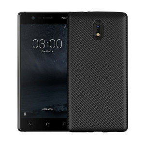 Etui Carbon Fiber Nokia 3 Czarny/black