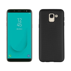 Etui Carbon Fiber Samsung J6 J600 Czarny/black