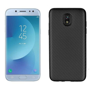 Etui Carbon Fiber Samsung J610 J6 Plus 2018 Czarny/black