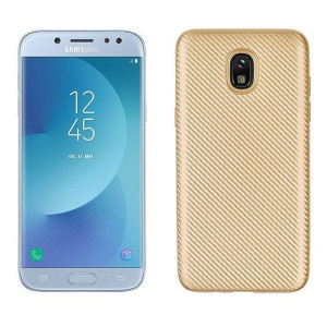 Etui Carbon Fiber Samsung J610 J6 Plus 2018 Złoty /gold