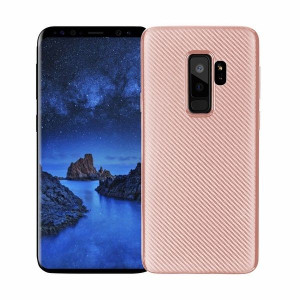 Etui Carbon Fiber Samsung S9 Plus G965 Różowo Złoty
