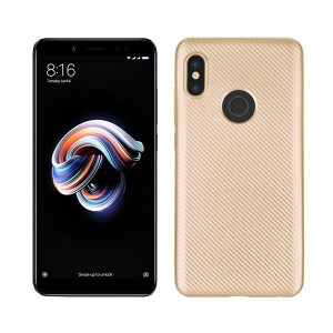 Etui Carbon Fiber Xiaomi 6x/a2 Złoty /gold