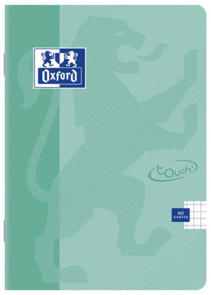 Zeszyt Oxford Touch Pastel Zielony A5/60K Kratka