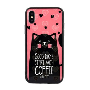 Etui Hearts Iphone 7/8/se 2020 / Se 2022 Wzór 6 (cat Pink)