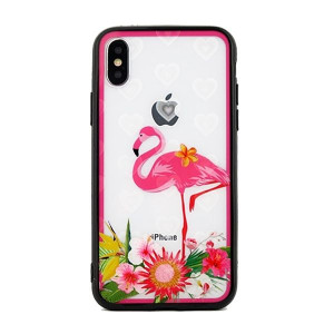 Etui Hearts Iphone 7/8/se 2020/ Se 2022 Wzór 3 Clear (pink Flamingo)