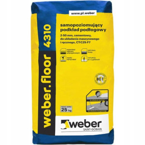 Weber Floor 4310 Samopoziom zaprawa 2-50mm 25KG