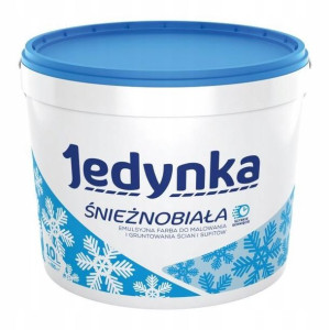 Jedynka Śnieżnobiała Farba emulsyjna do wnętrz 1L