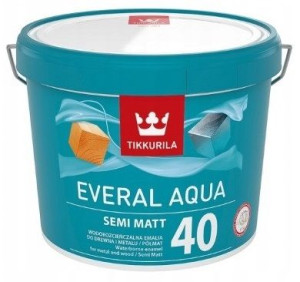 Tikkurila Everal Aqua Semi Mat 40 Emalia 2,7L