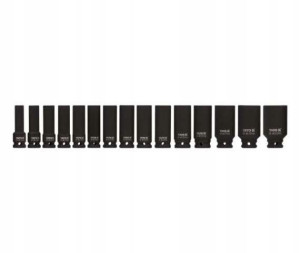Yato - Zestaw Kluczy Nasadek Udarowych 1/2'' 15szt