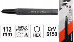 Punktak Ślusarski 8x112mm Cr-v 6150 Yato