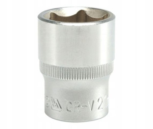 Nasadka Krótka 6-kątna Chromowana 1/2'' 21mm
