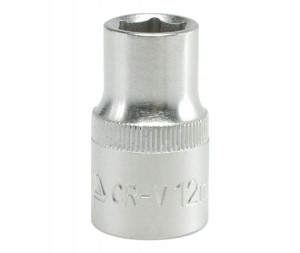 Nasadka Krótka 6-kątna Chromowana 1/2'' 12mm