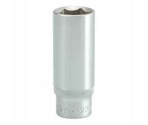 Nasadka Długa 6-kątna Chromowana 1/2'' 22mm
