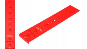 Szablon Do Osadzania Zawiasów 270x55x3,6mm Abs