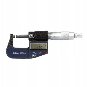 Mikrometr Elektroniczny 0-25mm, Dokł. 0,001mm, Ce,