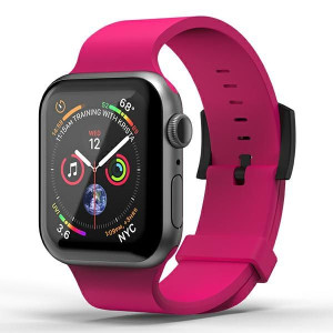 Superdry Watchband Apple Watch 38/40/41 Mm Silicone Różowy/pink 41679